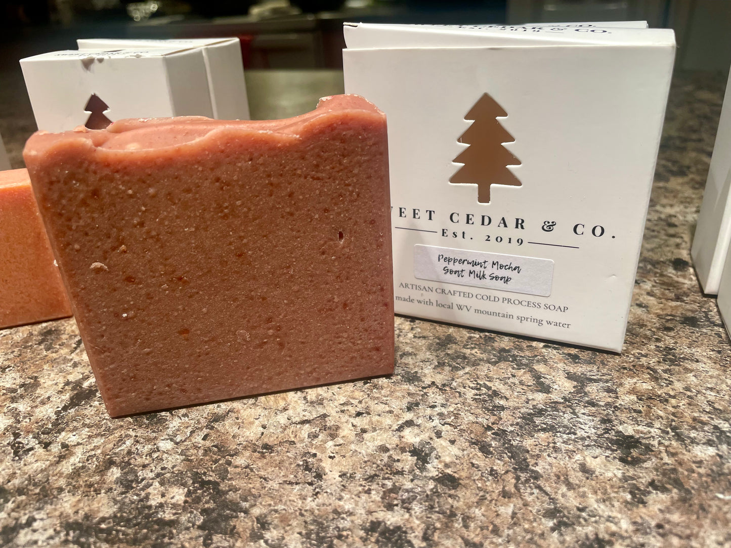 Peppermint Mocha Goat Soap
