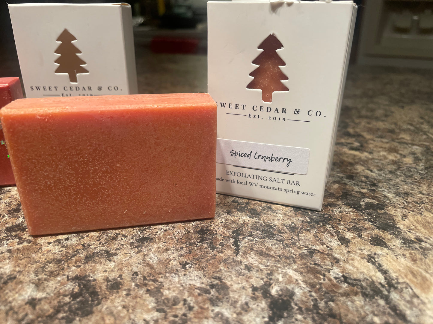 Spiced Cranberry Salt Bar