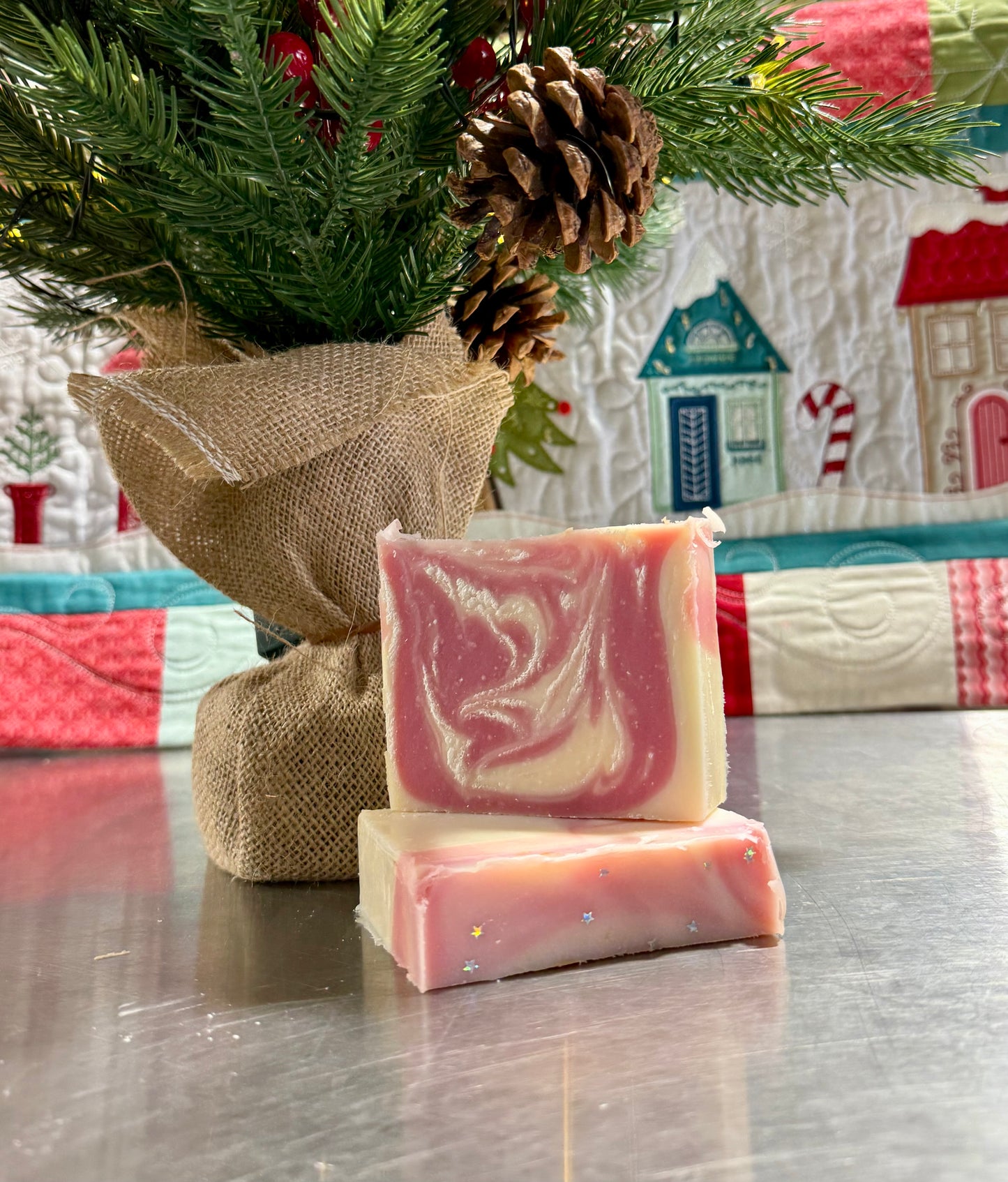 Candy Cane Bar Soap