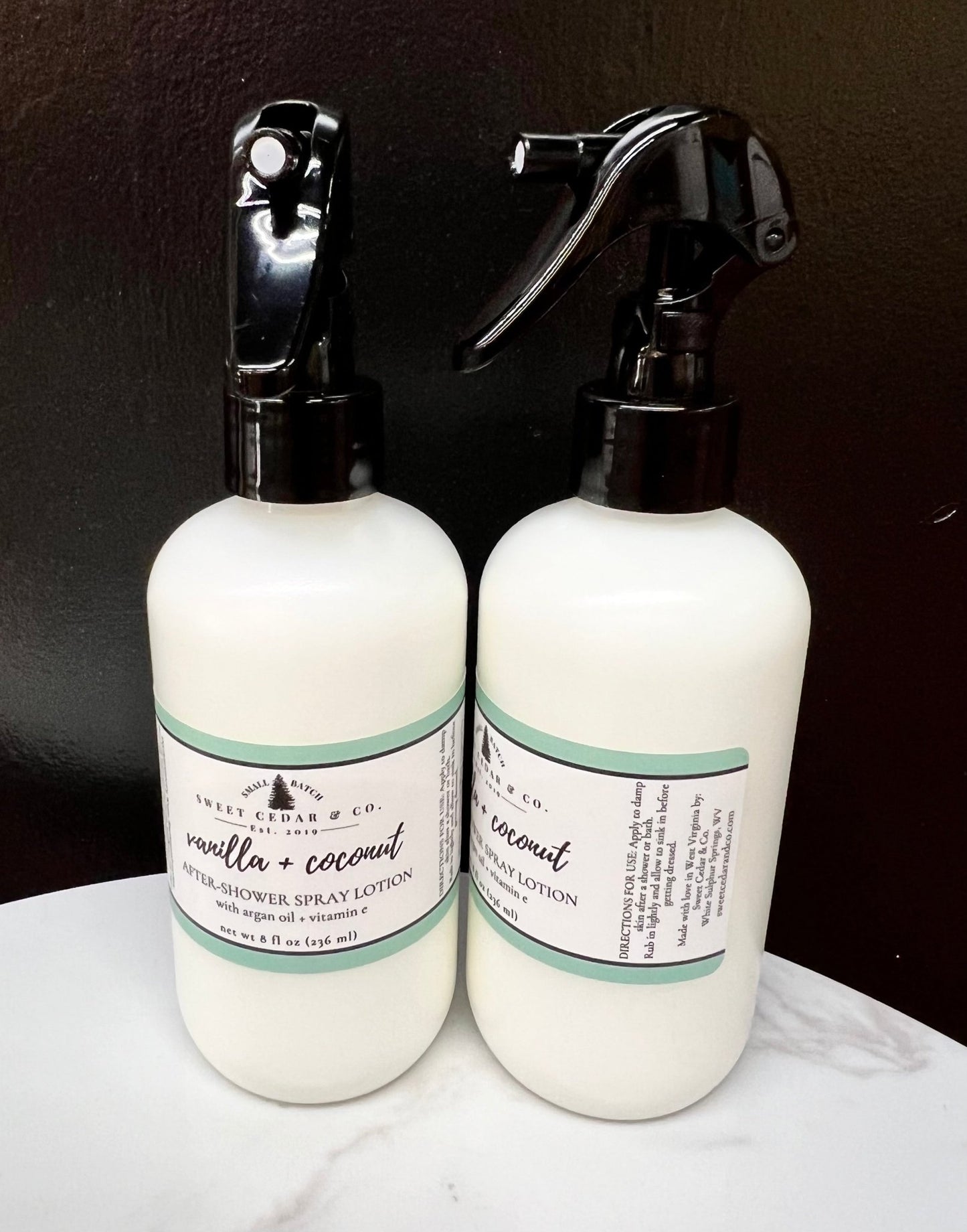 after - shower spray lotion - Sweet Cedar & Co.