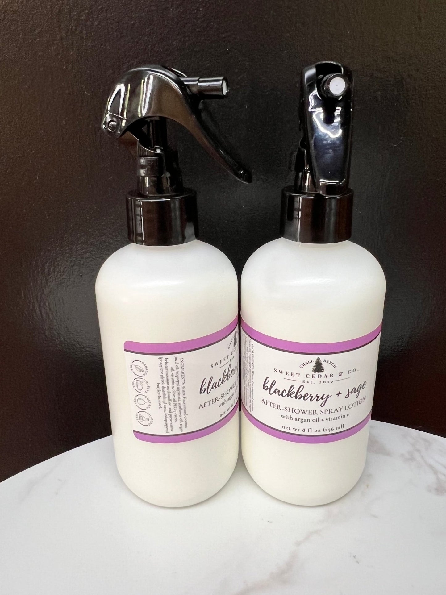 after - shower spray lotion - Sweet Cedar & Co.