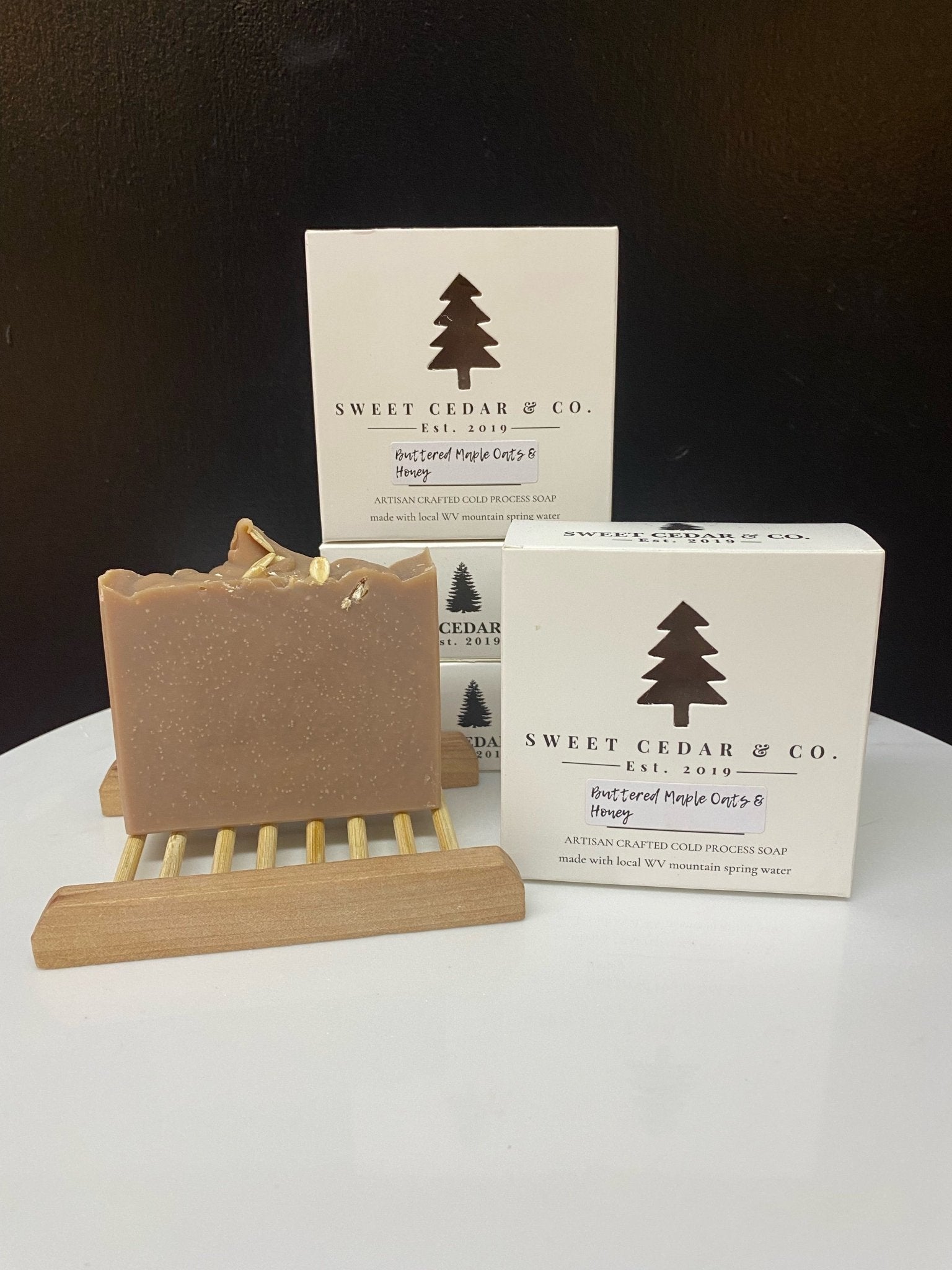 Buttered Maple Oats & Honey Soap - Sweet Cedar & Co.